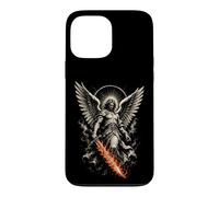Archange Michael Divine Warrior Épée flamboyante Christianisme Coque pour iPhone 13 Pro Max