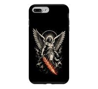 Archange Michael Divine Warrior Épée flamboyante Christianisme Coque pour iPhone 7 Plus/8 Plus