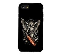 Archange Michael Divine Warrior Épée flamboyante Christianisme Coque pour iPhone SE (2020) / 7/8