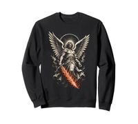 Archange Michael Divine Warrior Épée flamboyante Christianisme Sweatshirt