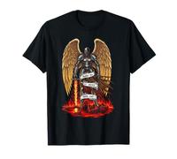 Archange Michael Faith Design Make No Peace with Evil T-Shirt