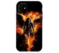 Archange Michael Flaming Sword Epic Biblique Battle Art Coque pour iPhone 11