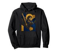 Archange Michael Géométrique Guerrier Sacré Ange Icône Art Sweat à Capuche
