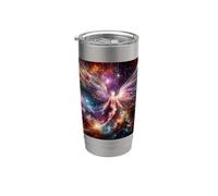 Archange Michael Protect and Love Gobelet isotherme en acier inoxydable double paroi