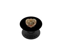 Archange Michael Rose Cœur Dentelle Sacrée Icône Dévotionnelle PopSockets PopGrip Adhésif