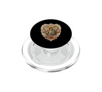 Archange Michael Rose Cœur Dentelle Sacrée Icône Dévotionnelle PopSockets PopGrip pour MagSafe