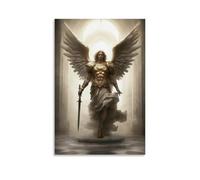 Archange MichaelStickers muraux imperméables haute définition pour chambres/magasins, résistants à l'humidité et à la décoloration, emballage exquis, parfait pour offrir un cadeau, style sans cadre