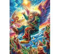 Archange Michel 1000 Pièces Puzzle Débutant en Carton sans Déformation Contes de fées Animaux et Plantes Facile Apprentissage Anti-Stress Passe-Temps Idée Cadeau Saint Valentin Premium 1000 PCS