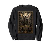 Archange Saint Michel Art Gothique catholique icône sacrée Sweatshirt