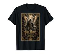 Archange Saint Michel Art Gothique catholique icône sacrée T-Shirt
