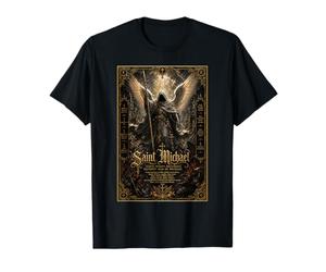Archange Saint Michel Art Gothique catholique icône sacrée T-Shirt