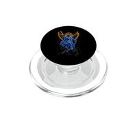 Archange Saint Michel Bleu Guerrier Sacré Art Chrétien PopSockets PopGrip pour MagSafe