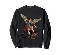 Archange Saint Michel vaincre Satan Christian Faith Sweatshirt