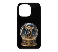 Archange St Michel Globe Sphère Sacré Guerrier Icône Art Coque pour iPhone 13 Pro
