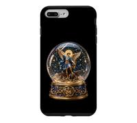 Archange St Michel Globe Sphère Sacré Guerrier Icône Art Coque pour iPhone 7 Plus/8 Plus