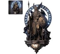 Archangel Michael Wall Sconce,Medieval Gothic LED Guardian Angel Lighty