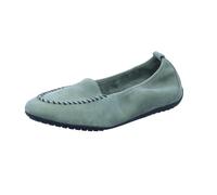 Arche Fanyra, pantoufles, Timber (nubuck), Ecume (vert), semelle en latex, vert, 39 EU