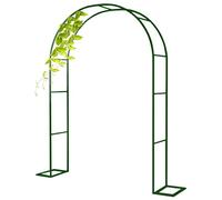 Arche À Rosier en Métal, Arceau De Jardin Tuteur pour Plantes Grimpantes, Arcade Tonnelle De Jardin Treillis Soutien Voûte D'entrée, Solide Et Durable, Largeur 120-350cm (Color : Vert, Size : W120cm