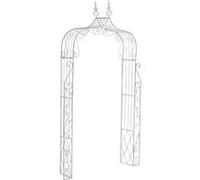 Arche à rosiers Aurora en fer forgé , Blanc antique G