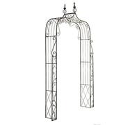 Arche à rosiers Aurora en fer forgé , Bronze
