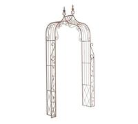 Arche à rosiers Aurora en fer forgé , Marron antique