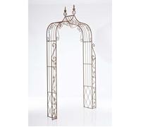 Arche pour plantes grimpantes en métal Marron antique