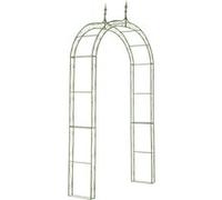 Arche à rosiers Lenz en fer forgé , Vert antique