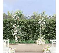 Arche - arceau Vidaxl Arche de mariage Blanc 150 x 49 5 x 200 cm Acier