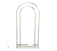 Arche Arche Double plaquée Or for Fleurs de Mariage, Cadre Porte, décor fête d'anniversaire, Panneau Bienvenue, Support for Ballons