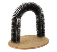Arche avec brosse pour chats - Jouet de massage pour chaton - Jouet d'intérieur