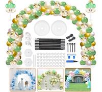 Arche Ballon, Arche Ballon Anniversaire, 2,3x3,2M Arche de ballon, Deux supports de ballons gratuits, Kit d'arche de Ballon Semi-Circulaire, réglable, pour mariage, remise de diplôme et anniversaire