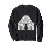 Arche cathédrale Gothique Architecture Ligne Art Design Sweatshirt