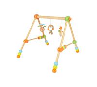 Portique en bois pastel réglable sur 3 hauteurs beige