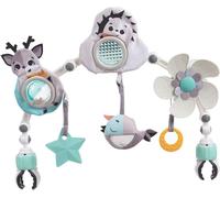 Arche D'activité Sunny Stroll Avec Hochets, Dès La Naissance, Clips De Fixation Universels Compatibles Avec Toutes Les Poussettes Ou Landaus, Collection Black & White