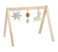 Nattou Arche en bois Flo, Oli & Ernest, Renard, 59,5 cm, avec jouets, Flo Beige