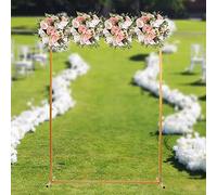 Arche de ballons pour mariage anniversaire mariage fête événement décoration florale support Venue Rose carrée Cadre de fleurs Décoration de mariage Décoration de mariage Arche de rose Pelouse