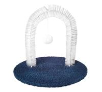 Arche de chat avec tête de brosse douce, outil de toilettage apaisant