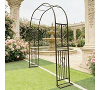 Arche de Jardin, Arche de Cour,Arche en Fer forgé Arche Rosier de Robuste pour Plante Grimpante, Décoration de Cérémonie Fête