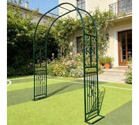 Arche de Jardin, Arche de Cour,Arche en Fer forgé Arche Rosier de Robuste pour Plante Grimpante, Décoration de Cérémonie Fête