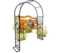 Arche de jardin, arche de mariage, pergola pour intérieur/extérieur, pelouse, diverses plantes grimpantes, support de treillis, résistant aux intempéries, 269,2 cm de haut x 139,7 cm de large