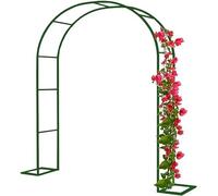 Arche de jardin avec cadre en acier résistant aux intempéries pour treillis d'escalade, pergola, 1,2 m, 1,4 m, 1,8 m, 2,4 m, 3 m, 3,5 m