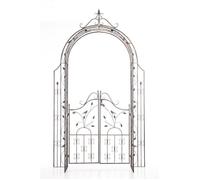 Arche de jardin avec portillon GRENADA , Bronze