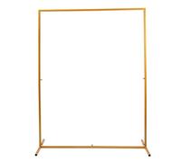Arche de jardin carrée en fer pour mariage, couleur or 2 m x 1,5 m x 45 cm