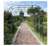 Arche de jardin décorative en métal, support d'arche de rose robuste, pour décoration de fête de mariage en plein air