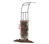 Arche de Jardin Demi-côté - Treillis de pergola Mural pour Plantes grimpantes, Arche de Mariage en Plein air avec Tuyau en Acier recouvert de Plastique, tonnelles de Jardin(90x240x40CM/3.0x7.9x1.3ft)