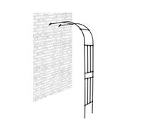 Arche de Jardin Demi-latérale, Cadre de Support en Treillis for pergola, Arche for Plantes grimpantes, Vigne, Jasmin, for Patio de Jardin(2.4x2.4x0.4m)