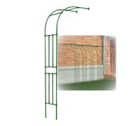 Arche de jardin d'extérieur pour plantes grimpantes, pergola en métal, treillis résistant aux intempéries, 220 x 240 cm, parfait pour les vignes, les fleurs et la décoration de jardin