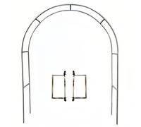 Arche De Jardin en Acier Inoxydable, Arche D'entrée Extérieure - Protection Solaire Et Antirouille - Largeur : 120 À 350 Cm - pour Jardin, Terrasse Ou Patio(19.0mmbase,3.5 * 2.4m(11 * 7.9ft))