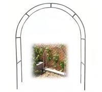 Arche De Jardin en Acier Inoxydable, Arche D'entrée Extérieure - Protection Solaire Et Antirouille - Largeur : 120 À 350 Cm - pour Jardin, Terrasse Ou Patio(19.0mm,2.2 * 2.4m(7.2 * 7.9ft))