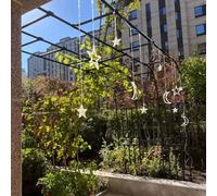 Arche de jardin en acier résistant aux intempéries - Demi-arche latérale pour plantes grimpantes - Arche de mariage - Tubulaire E (260 x 240 x 40 cm) - Décoration extérieure